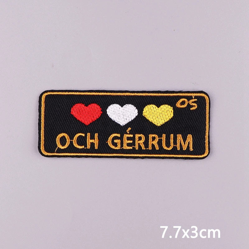 2025 New Designs Netherland Oeteldonk Carnival Iron On Patches For Clothes Oeteldonk Emblem Frog Embroidery Patch Festival Badge