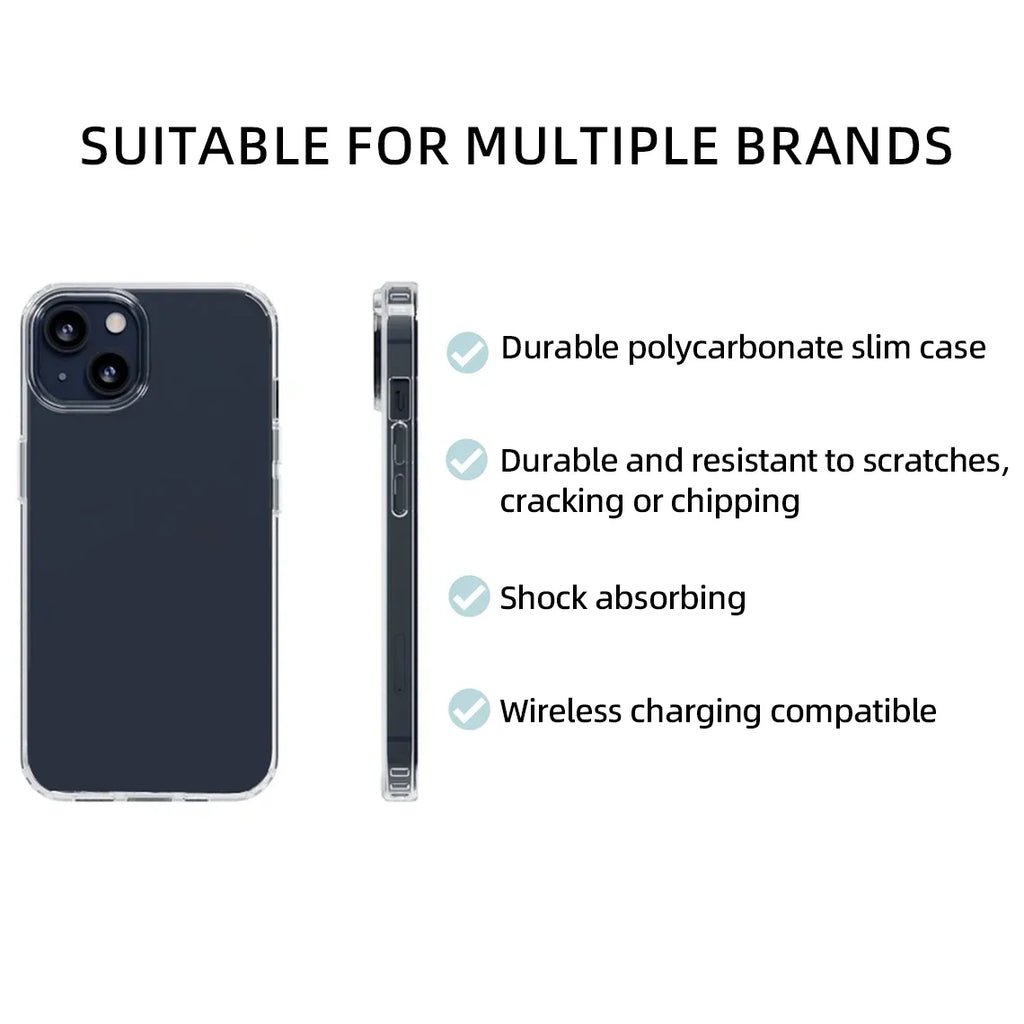 Customized transparent Soft Phone Case for iPhone 17 16 15 14 13 12 Pro Max Plus Soft Cover Personalized Design DIY Photo