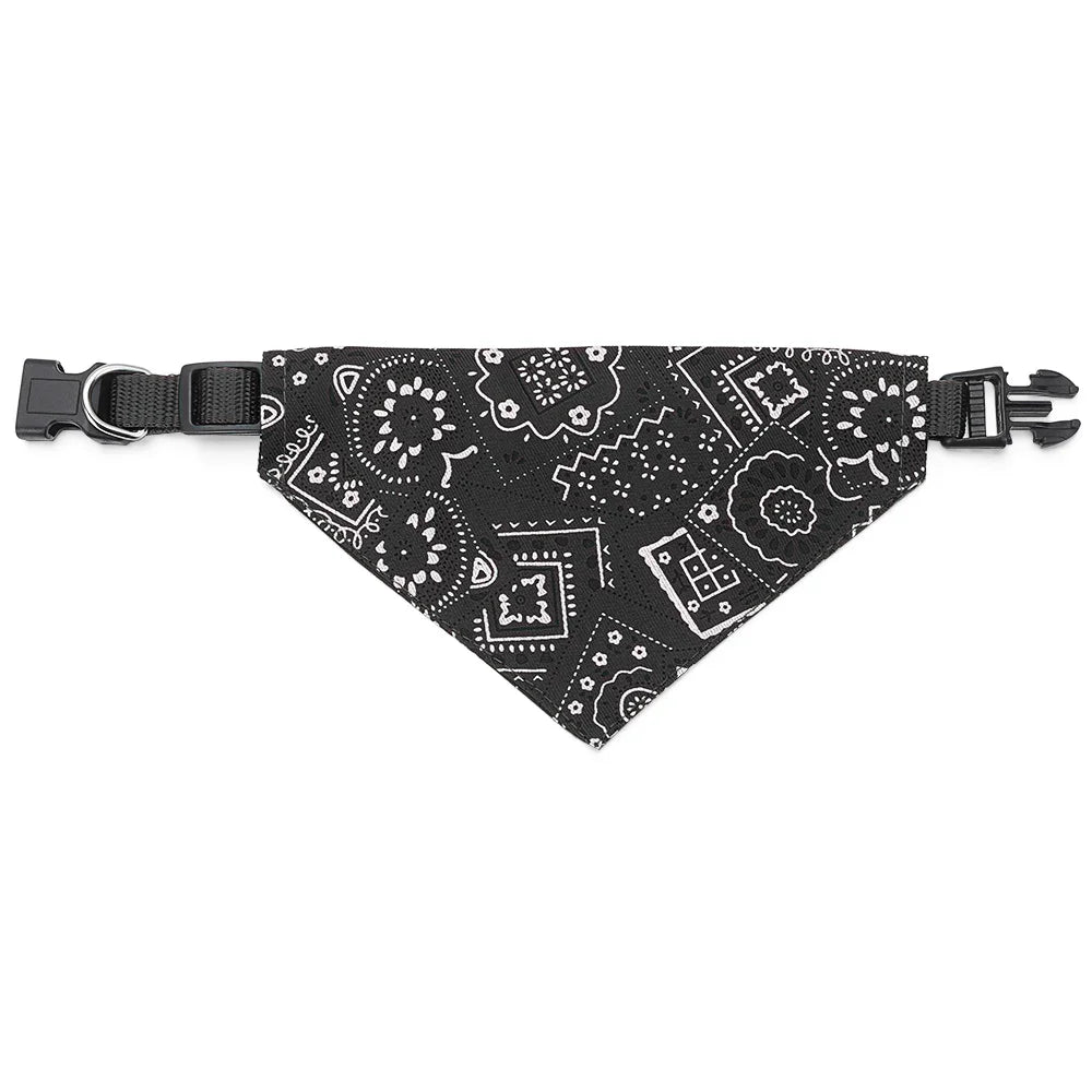 Adjustable Pet Puppy Cat Scarf For Cat Small Medium Large Dogs Bandana Collar Birthday Party Dress Up Pet Accessories