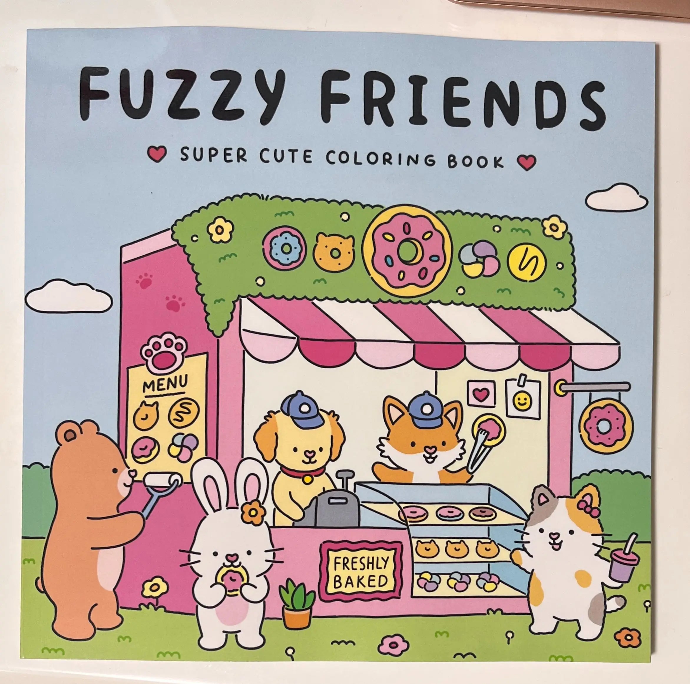 Halloween Coloring Book COZY FRIENDS Coloring Book For Adults And Teens Featuring Adorable Creepy Creatures for Halloween Gifts