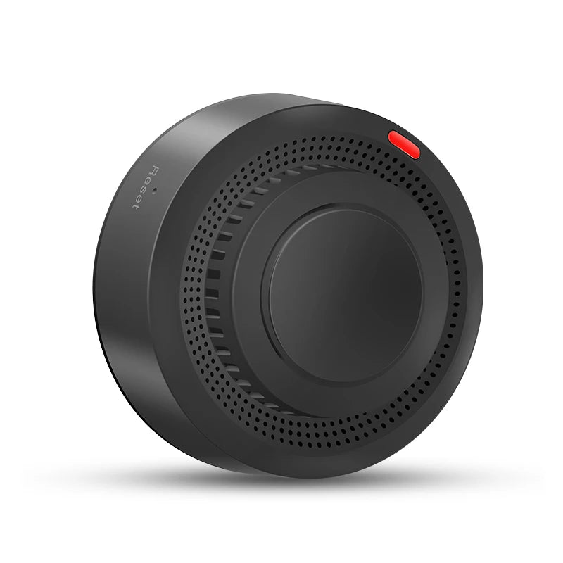 Tuya Smart Zigbee Smoke Detector Smart Home Real-time Monitoring Remote Alarm Notification App Control Works Need Zigbee Hub