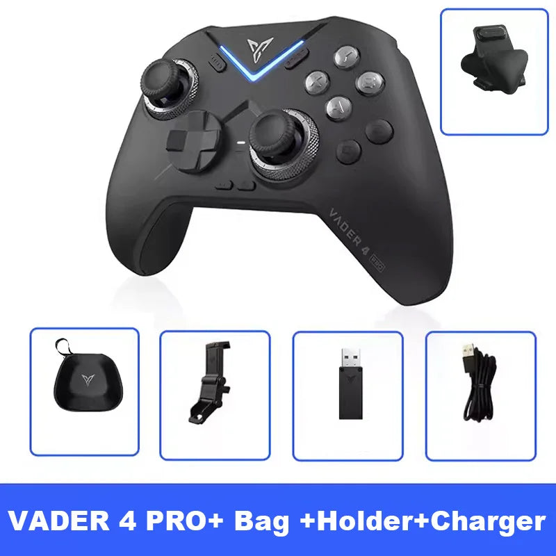 Flydigi Vader 4 Pro Controller Vibrate Trigger Switch 1000Hz Wireless Game Handle Support PC/Switch/Mobile/TV