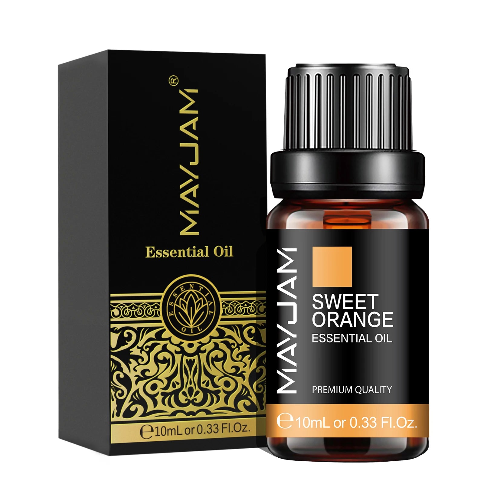MAYJAM 10ML Lavender Lemongrass Jasmine Vanilla Eucalyptus Rose Lemon Essential Oil For Humidifier Diffuser Candle Making
