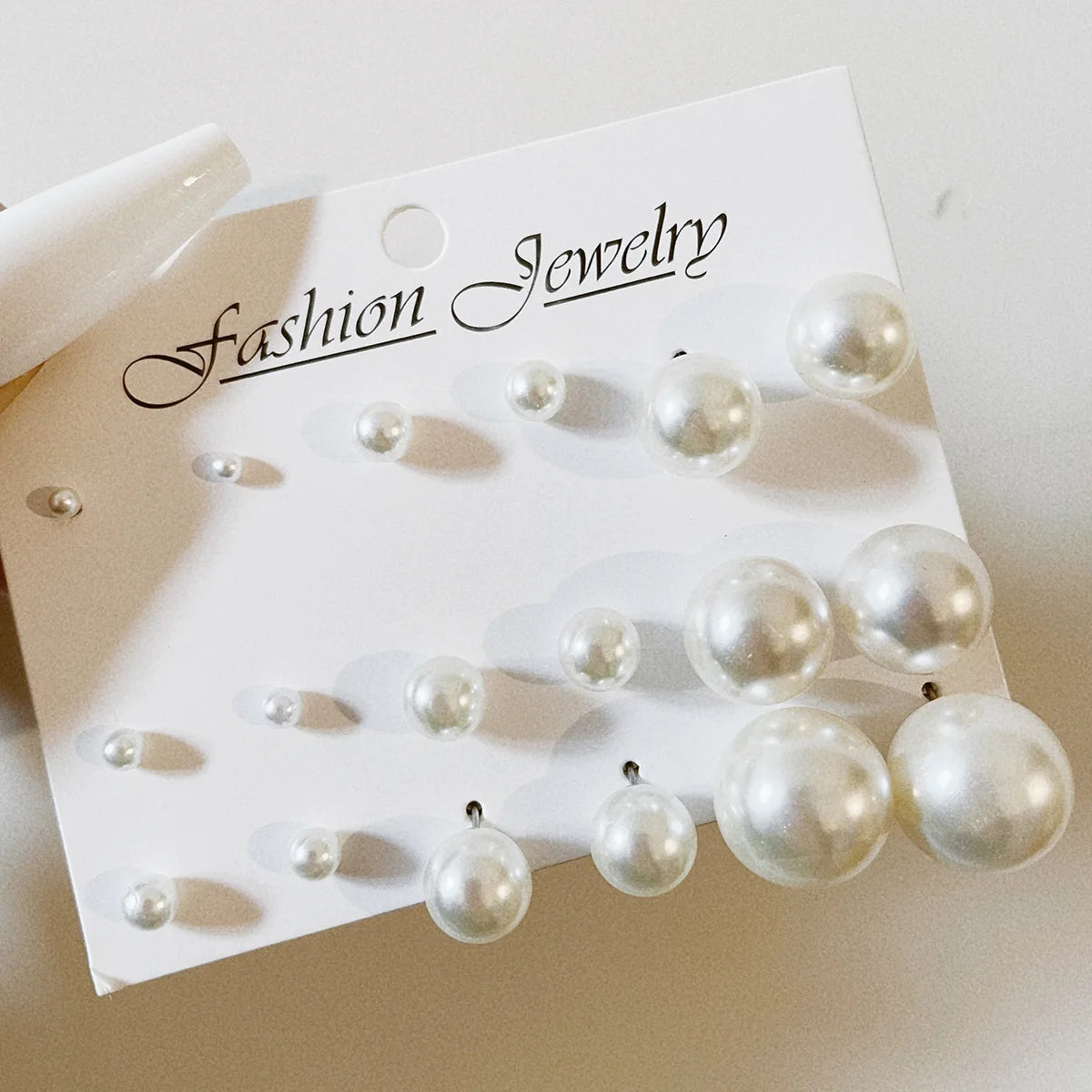 LETAPI 12 pairs/set Female Pearl Earrings Set For Women Bohemian Geometric Stud Earrings for Women Fashion Jewelry Gifts