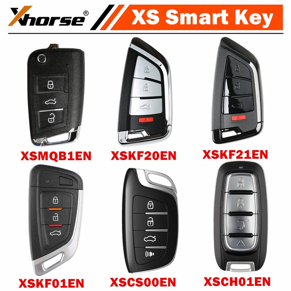 1PCS XHORSE XS Series Smart Key XSKF01EN XSCS00EN XSMQB1EN XSKF20EN XSKF21EN XSCH01EN English Version