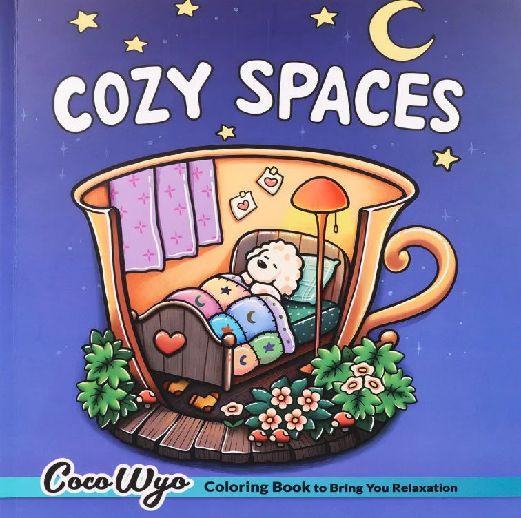 Halloween Coloring Book COZY FRIENDS Coloring Book For Adults And Teens Featuring Adorable Creepy Creatures for Halloween Gifts