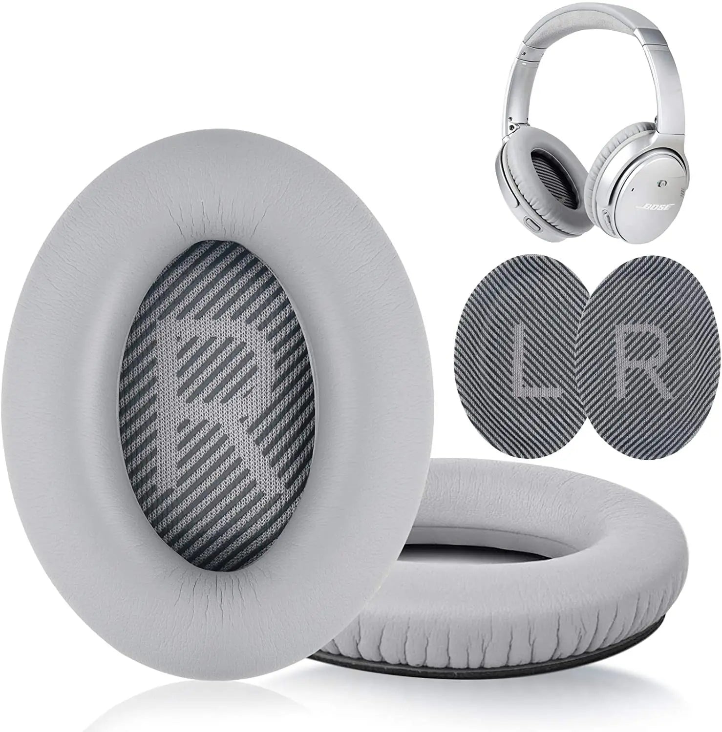 Replacement Ear Pads for BOSE QC35 QC45 for QuietComfort 35 45 & 35 II Headphones Memory Foam Ear Cushions High Quality