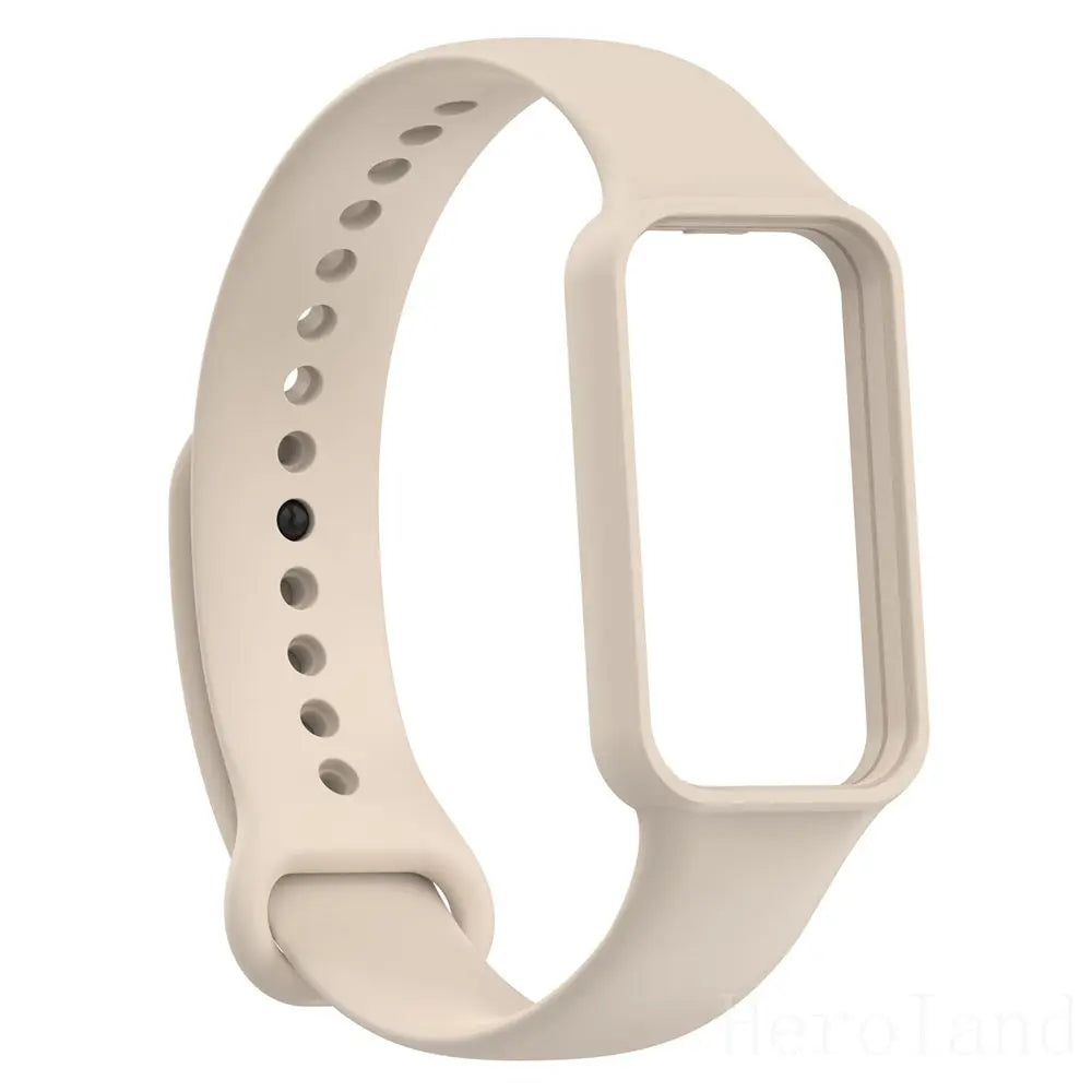 Fashion Silicone WatchStrap For Huami Amazfit Band 7 SmartWatch Band Bracelet Soprt Wristband For Amazfit band7 Strap Buckle new