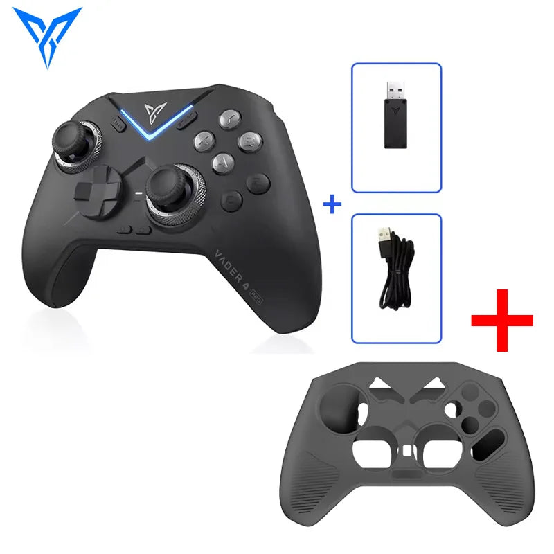 Flydigi Vader 4 Pro Controller Vibrate Trigger Switch 1000Hz Wireless Game Handle Support PC/Switch/Mobile/TV