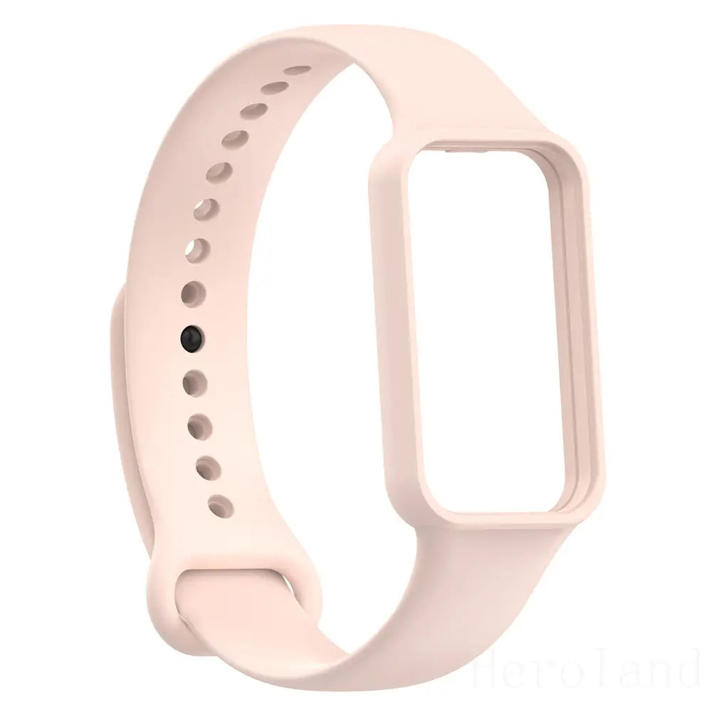 Fashion Silicone WatchStrap For Huami Amazfit Band 7 SmartWatch Band Bracelet Soprt Wristband For Amazfit band7 Strap Buckle new