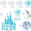 8Pcs Disney Princess Frozen Theme Cake Decorations Cake Topper Kids Girls Birthday Party Supplies Baby Shower Gift