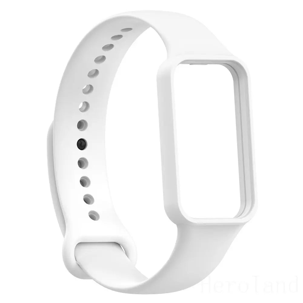 Fashion Silicone WatchStrap For Huami Amazfit Band 7 SmartWatch Band Bracelet Soprt Wristband For Amazfit band7 Strap Buckle new