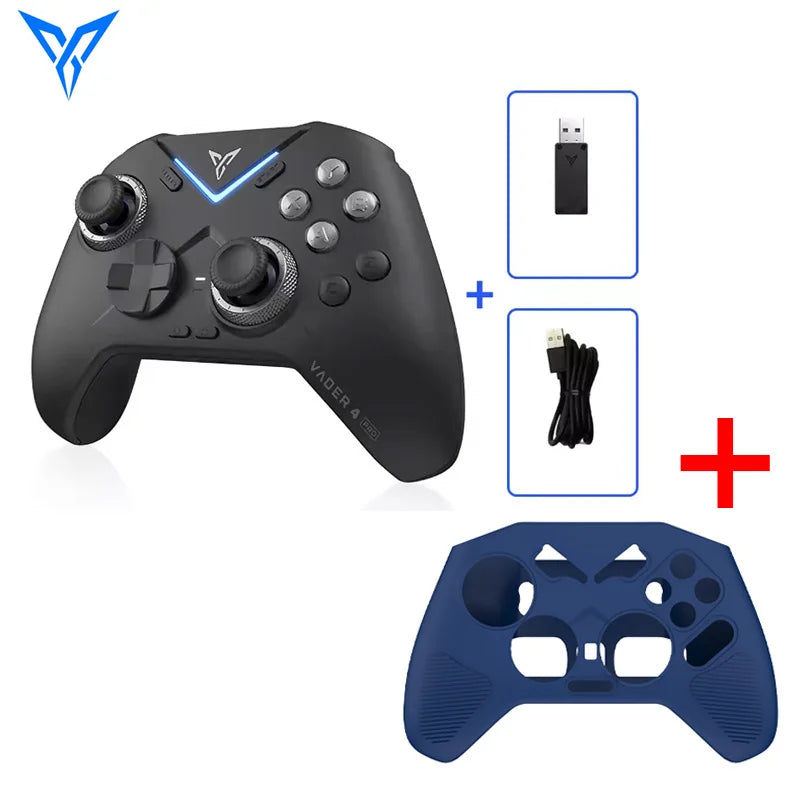 Flydigi Vader 4 Pro Controller Vibrate Trigger Switch 1000Hz Wireless Game Handle Support PC/Switch/Mobile/TV