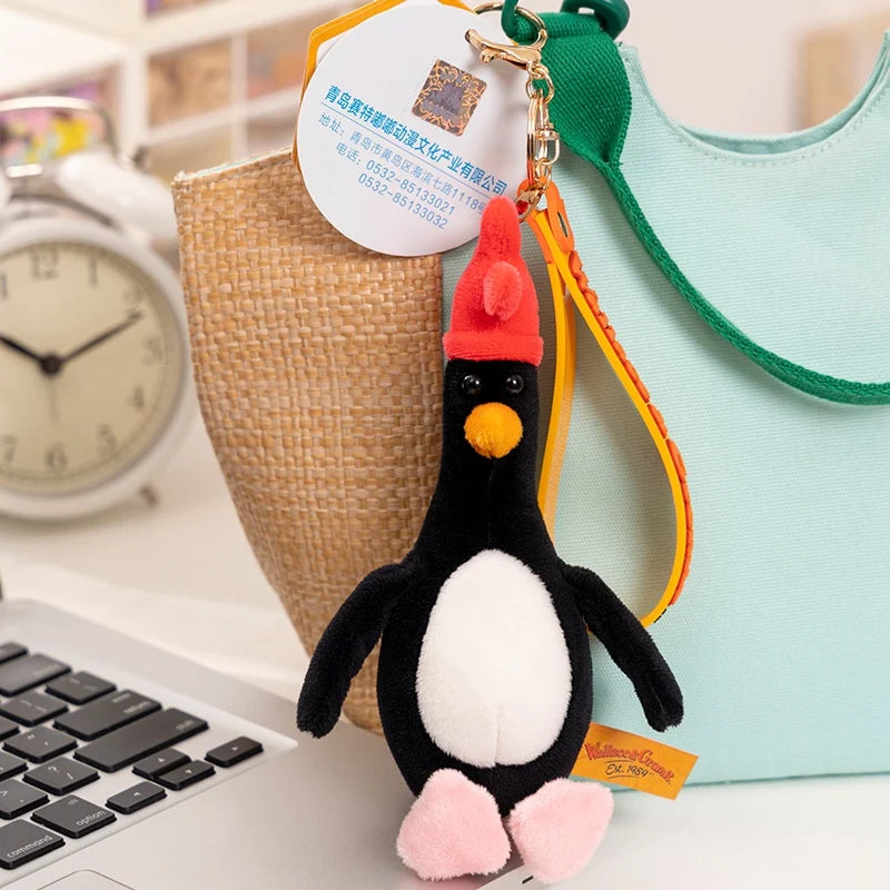 Original Wallace&Gromit Plush Toy Kawaii Gromit Wallace Toys Cartoon Dogs Bag Pendant Key Chain Anime Cute Puppy Stuffed Dolls