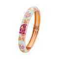 Enameled Bracelets For Women Flower Women Bangles Indian Chinese Viking Bracelet On Hand African Jewelry Dubai Women's Gift Girl