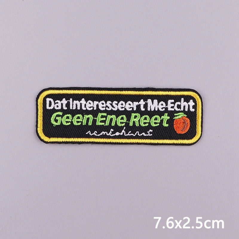 2025 New Designs Netherland Oeteldonk Carnival Iron On Patches For Clothes Oeteldonk Emblem Frog Embroidery Patch Festival Badge